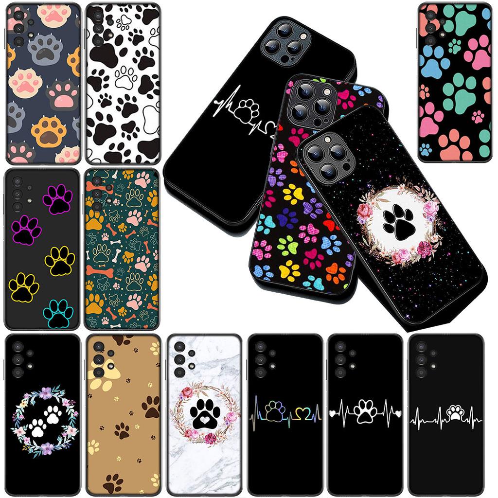 Cat Cute Dog Paw Wallpaper Phone Case for Apple iPhone 17 Pro XS Max Air 6 7 8 Plus 5 + SE 2022 SE2 16E 8+ Protective Cover