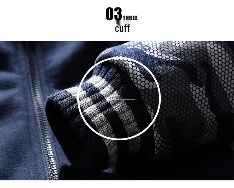 Men's Plus Velvet Cardigan - Autumn/Winter Sports Casual Sweatshirt