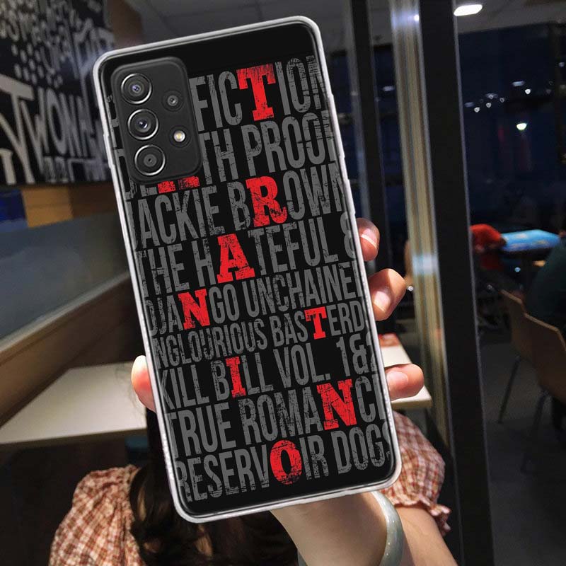 Written And Directed By Quentin Tarantino Phone Case for Samsung A54 A57 A37 A17 A14 A15 A12 A24 A34 A55 A35 A25 A52S A07 A05S A