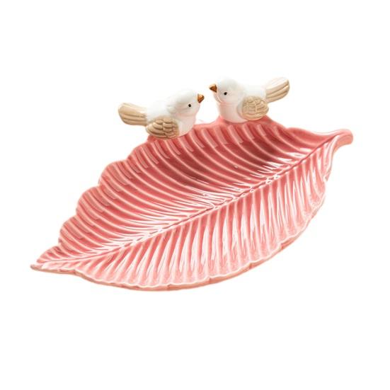Cute Bird Tray Ceramic Dessert Plate D