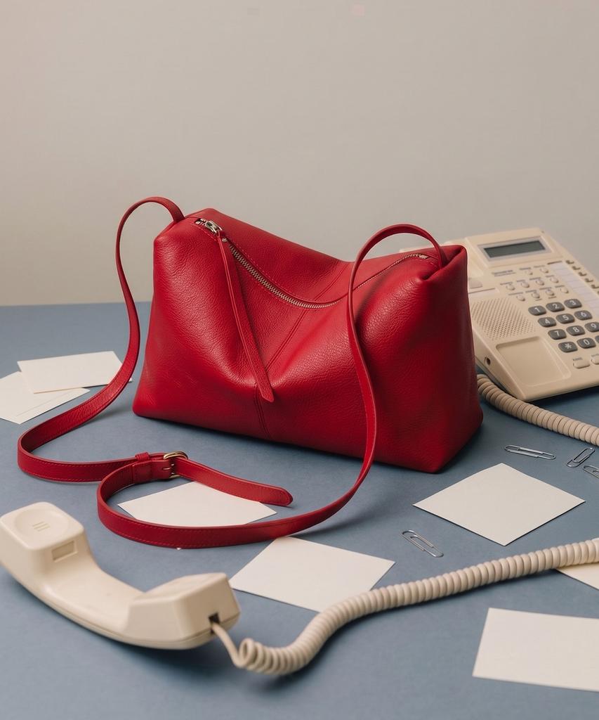 Lovecharm Camille Hobo Bag_Apple Red