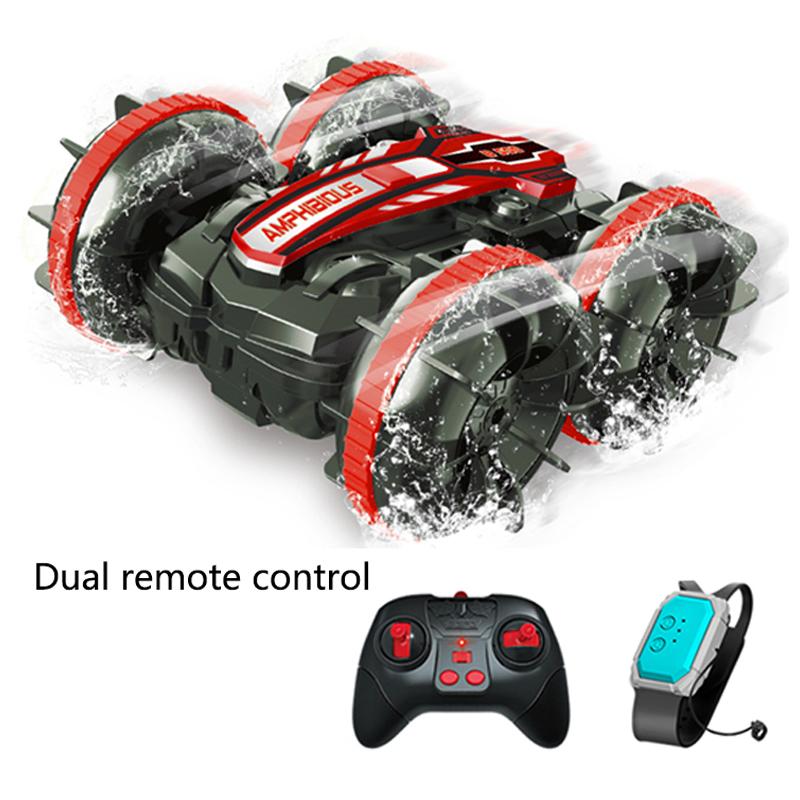 

Электрический автомобиль-амфибия с управлением жестами, полноприводный, внедорожный, на радиоуправлении, для детей, чтобы выполнять трюки и перевороты с ощущением бетона.