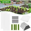 Greenhouse Plant Hoops Set Reusable Fibreglass Grow Set Seedling Arch Shed Bracket Vegetable Garden Grow Tunnel Support Hot Sale