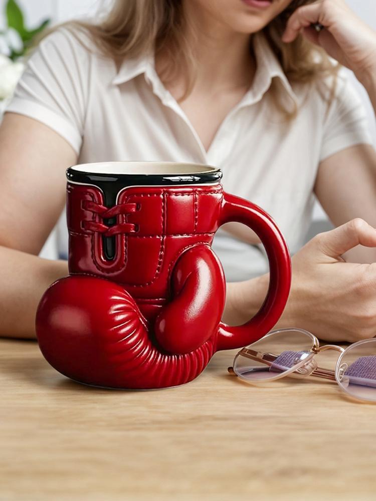 Boxing Glove Mug Sports Themed Mug Novelty Coffee Cup Gifts for Boxing Lovers