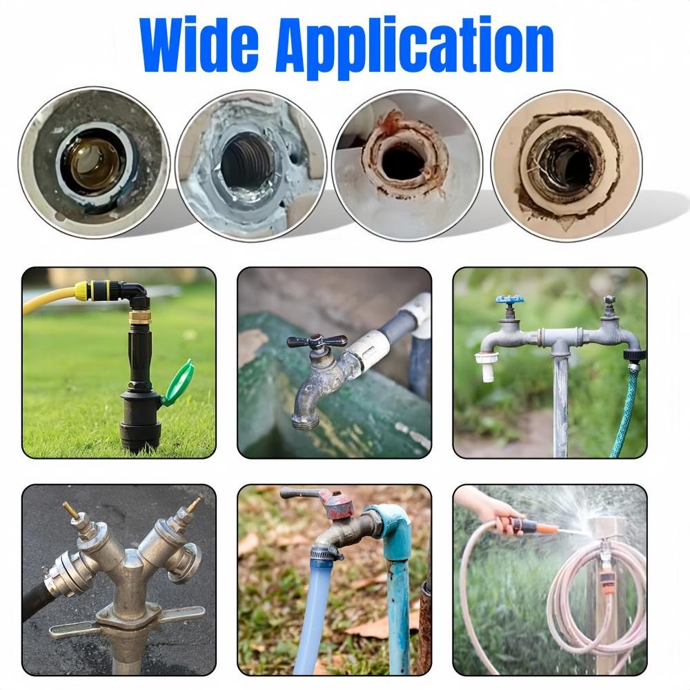 2 In 1 Broken Wire Water Pipe Bolt Removal Tool Water Pipe Break Extractor Kit for 1/2in / 3/4in Pipe Valve Faucet Break Bolt