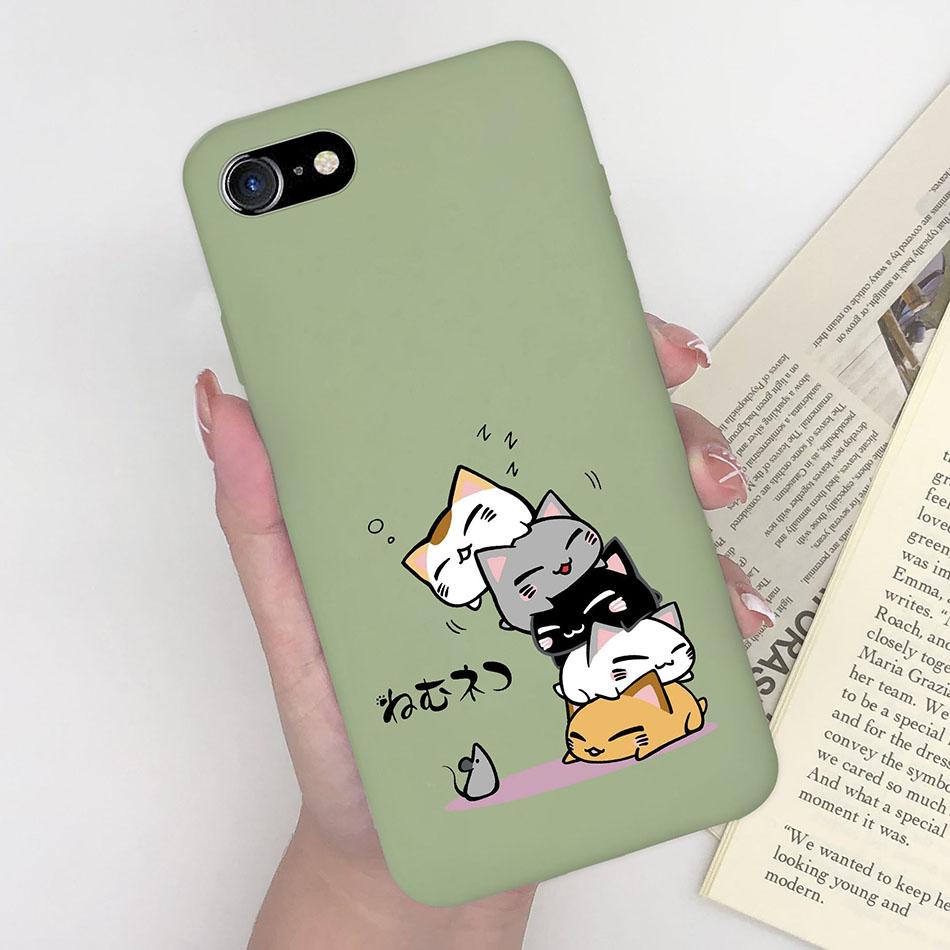 For Apple iPhone 7 8 Plus Back Cover Fashion Pattern Soft Silicone Anti Slip Phone Case For iPhone 7plus 8plus Funda Capa Shell