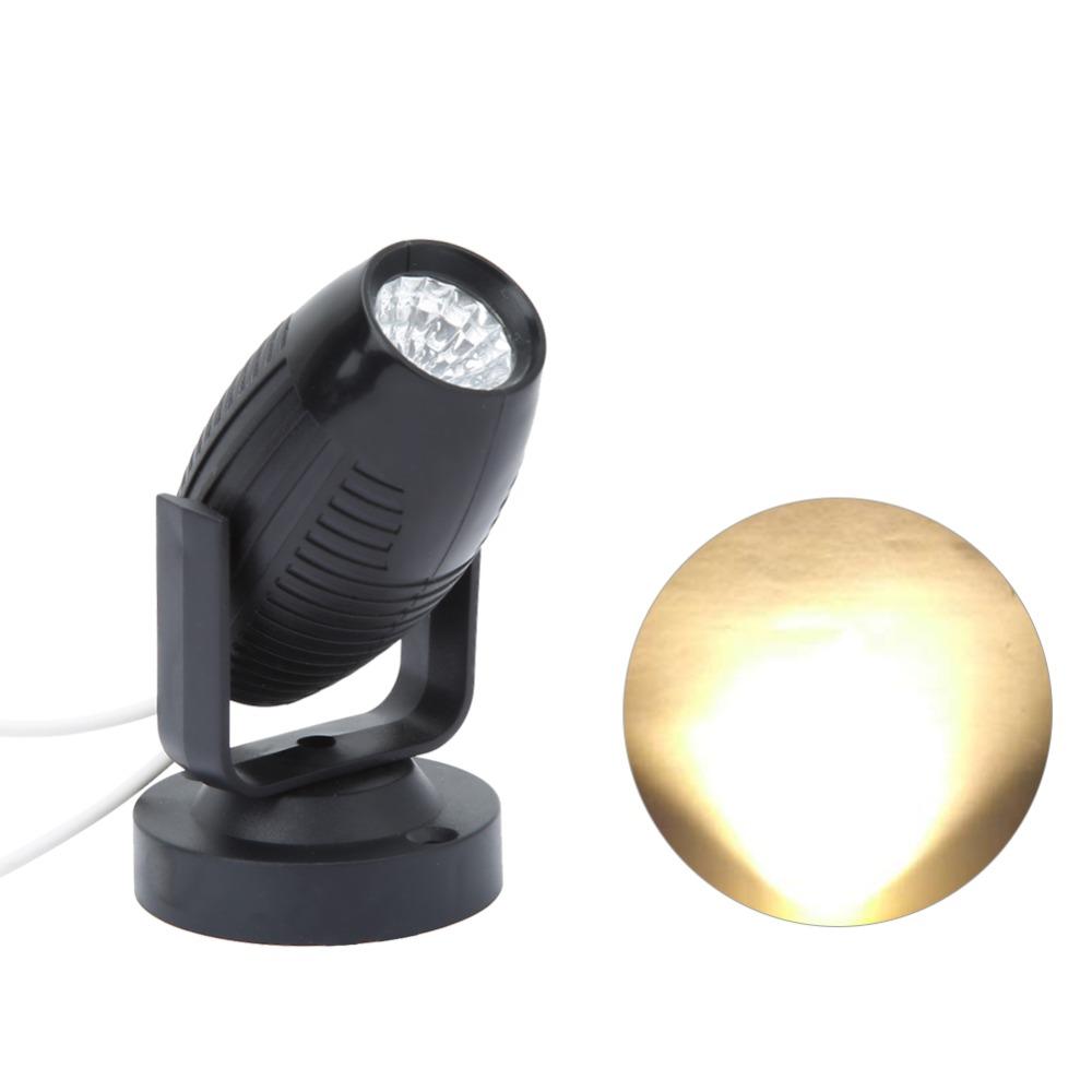 Low Voltage AC85-265V LED Mini Spotlight Black Shell Portable LED Stage Light Adjustable Angle Mini Spot Light Outdoor
