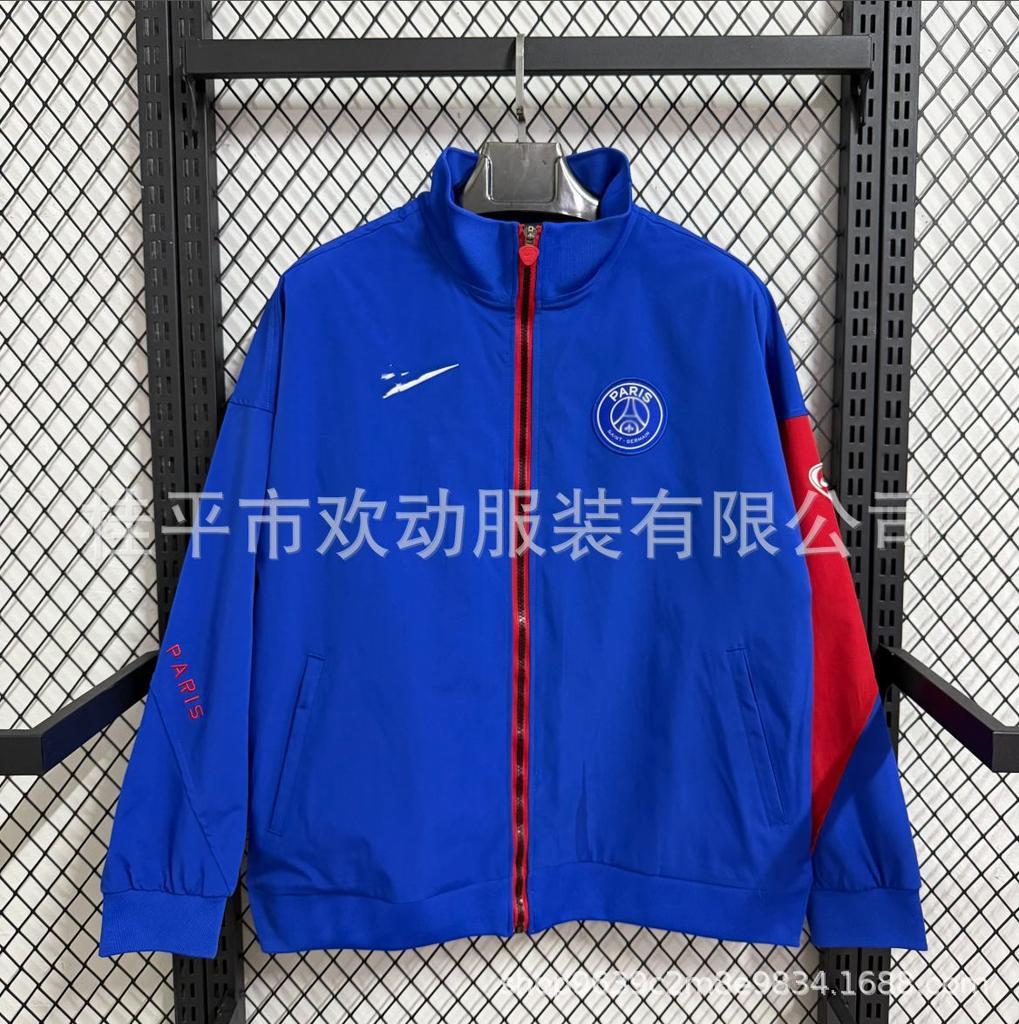 New Football Jersey Trench Coat Appearance Jersey Training Jersey Arsenal Paris Inter Real Madrid Spain Brazil Chelsea