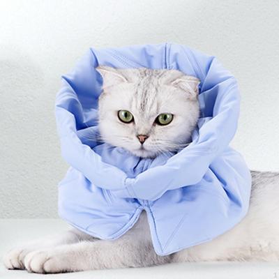 Cat Cone Collar Keep Warm Lightweight Kitten Neck Cover for Rabbit Dog Puppy