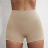Plain Color High-Stretch Yoga Shorts - Soft, Three-Quarter Length Base Layer