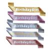 Glitter Gold Birthday Sash for Girls