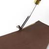 Wooden Handle Wide Mouth Skiving Tool Functional Leather Edge Beveler  Polishing
