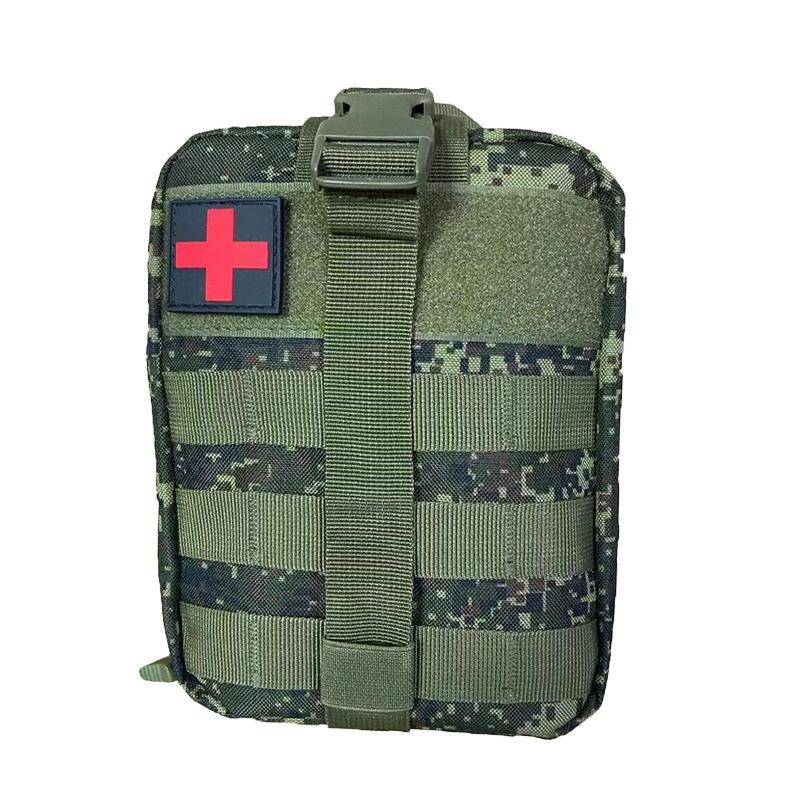 Camouflage Tactical Waist Pack: Portable Outdoor Medical & Survival Kit for Sports and Mountaineering.