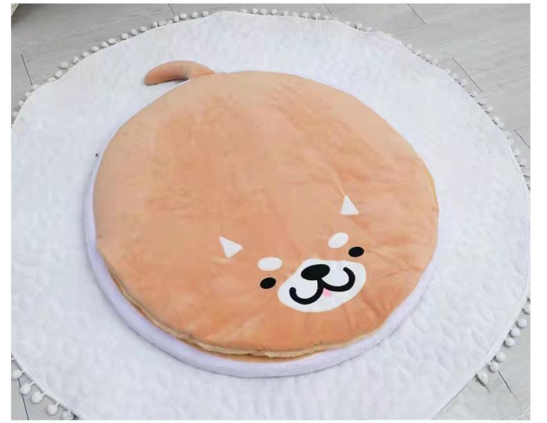 Autumn and Winter Pet Mats, Summer Cute Cartoon Cat Mats, Semi-enclosed Removable and Washable Cat Nests, Cat Sleeping Bags and Kennels