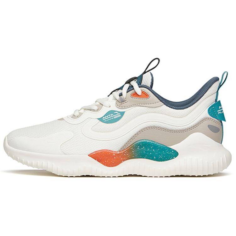 

New Anta Running Collection Lightweight Wear-resistant And Non-slip Low-Top Running Shoes Men s White Blue Gray 912145556-2 39