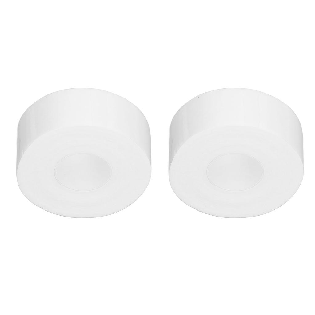 2 Rolls Shirt Neck Liner Protector Self Adhesive Breathable Absorbency Disposable Collar Protector Roll