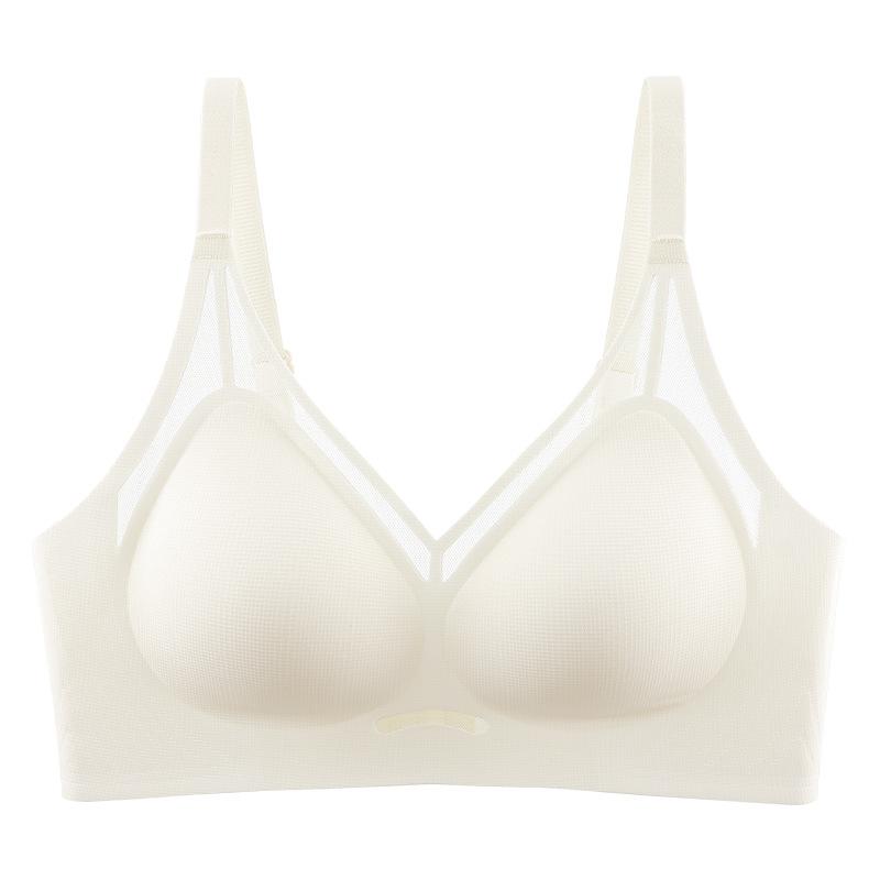 

Deep v hollowed out, seamless soft support, gathering, comfortable and breathable bra, no steel ring, versatile and simple 2xl recommend 70-80kg шампанського