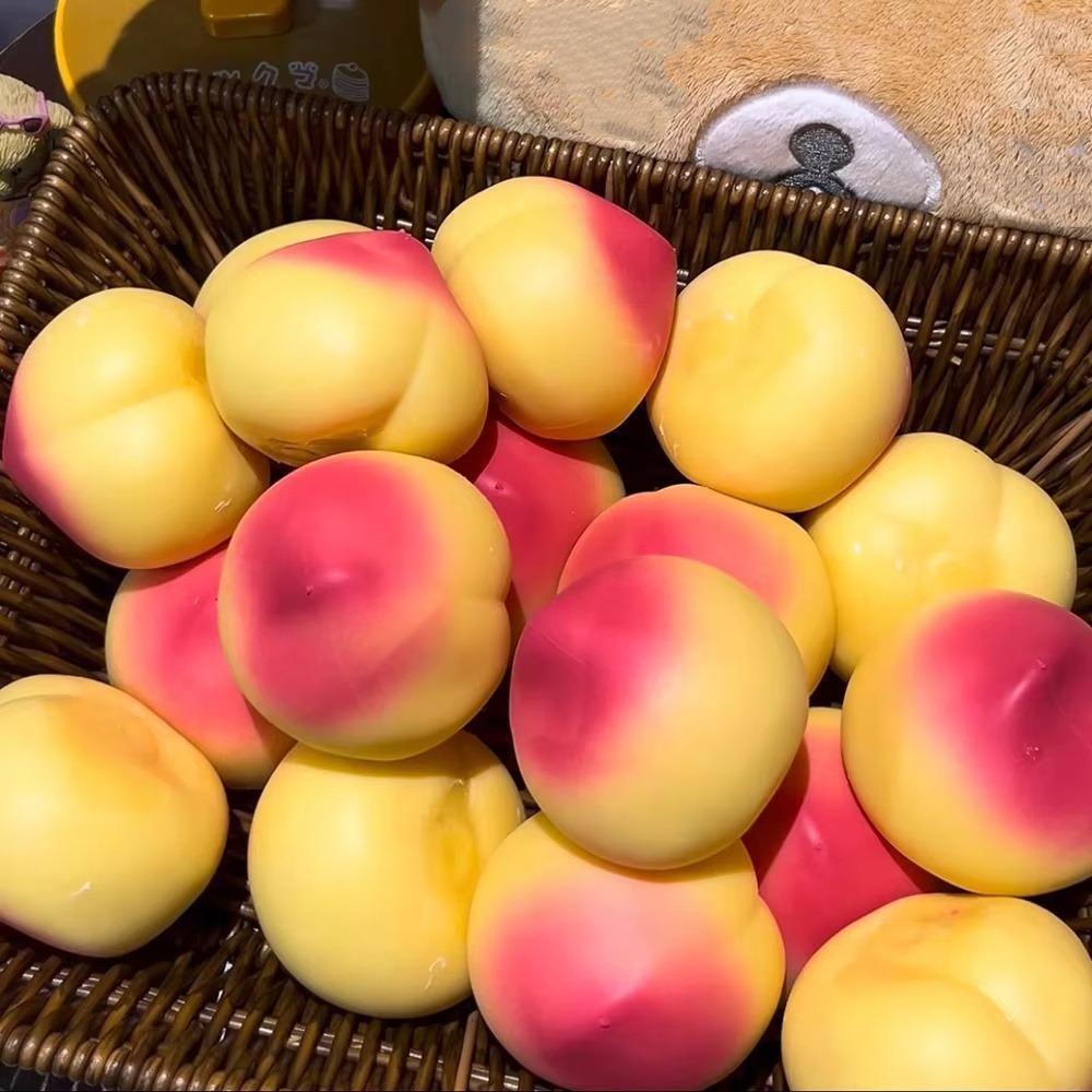 Sensory Fidget Squishy Peach Self-Made Blocks Filled Squishy Crunchy Squishy Children Gifts