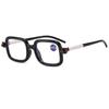 European and American retro round-frame reading glasses, high-definition, blue light blocking, for men and women, middle-aged and elderly,