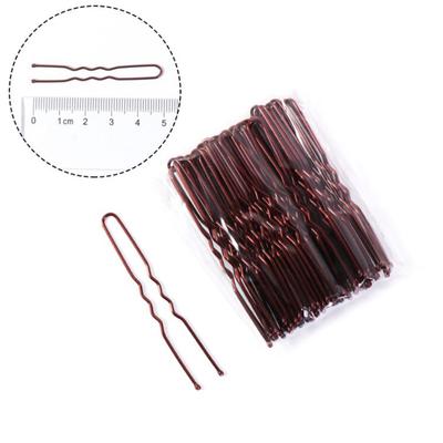 50Pcs Frauen Gold Haar Clip Haarnadel Frisur Styling Werkzeug Hairgrip U Form Haarspange Haar Clips Für Frauen Haar zubehör