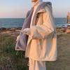 Mens Winter Hooded Cotton Jacket Loose Fit Trendy Casual Style Students
