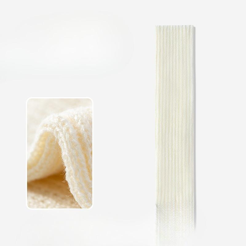 Damskie Jesienno-Zimowe Ciepłe Grubo Dziane Skarpetki z Puszystego Futerka do Łydki