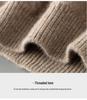 Men's Wool Round Neck Sweater - 2025 Fall/Winter Fashion Knitwear, Casual Loose Fit, Thickened Base Layer