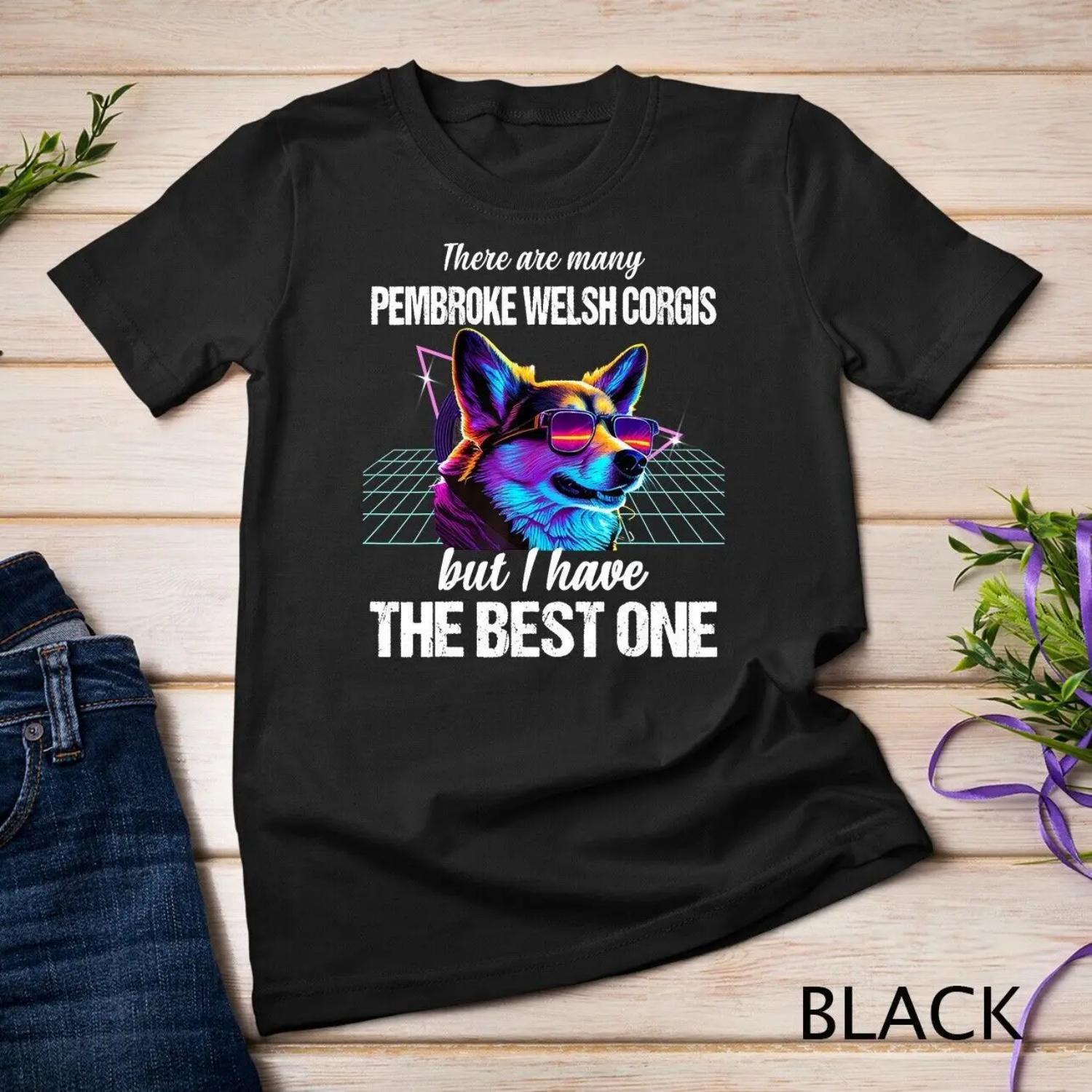 Pembroke Welsh Corgi Dog Corgis T Shirt S чёрный
