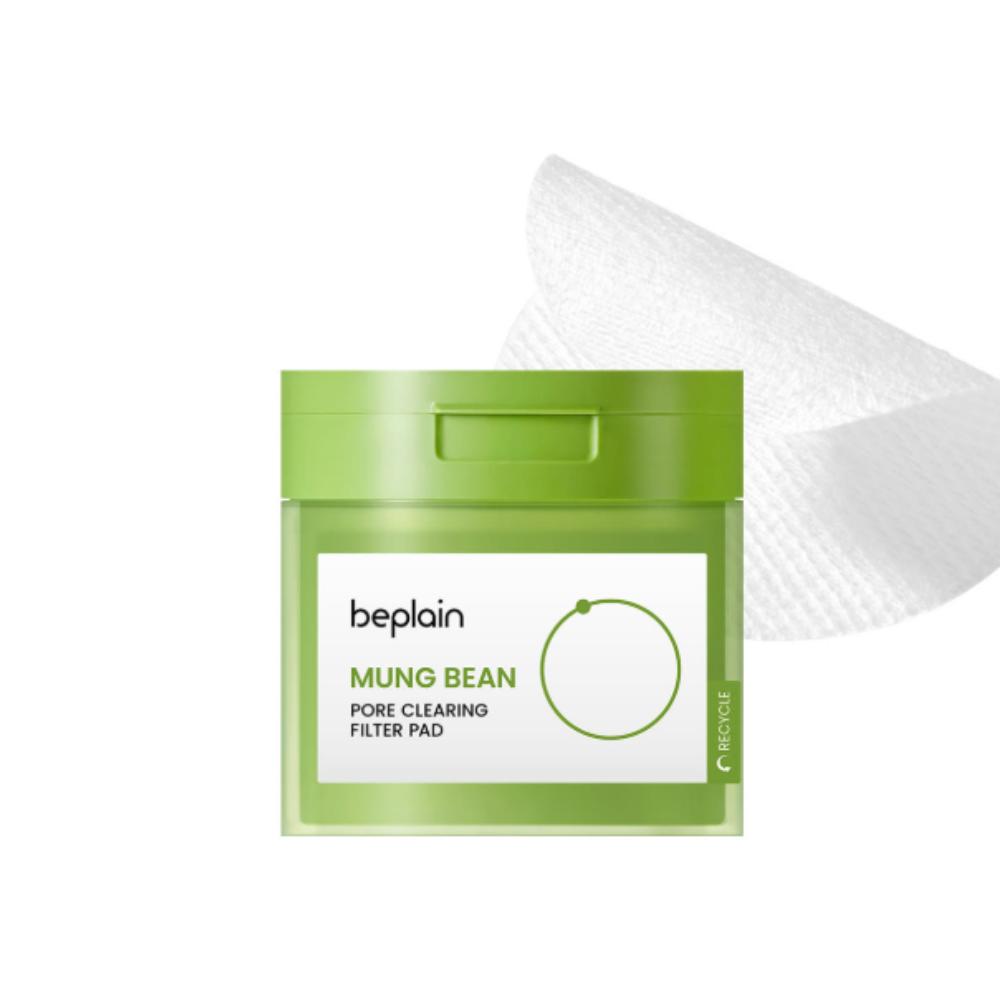 BEPLAIN Mung Bean Pore Clearing Filter Pad 70 Pads | Pore & Sebum Care Toner Pads