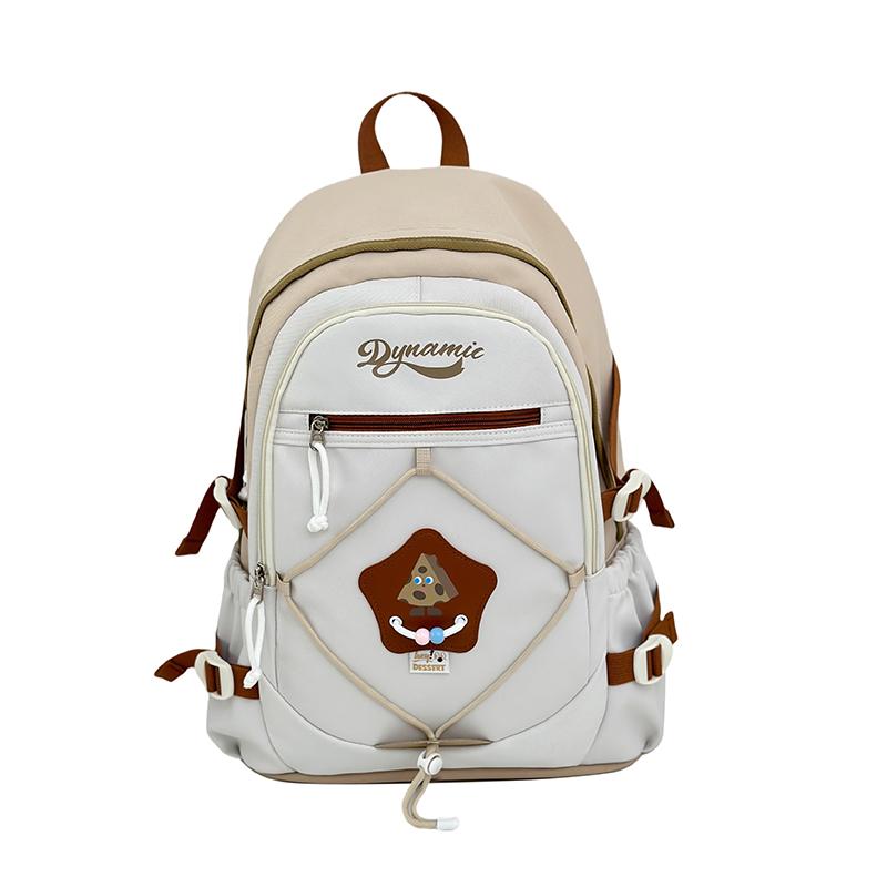 

Школьная сумка для старшеклассников, цветной женский рюкзак большой емкости хаки