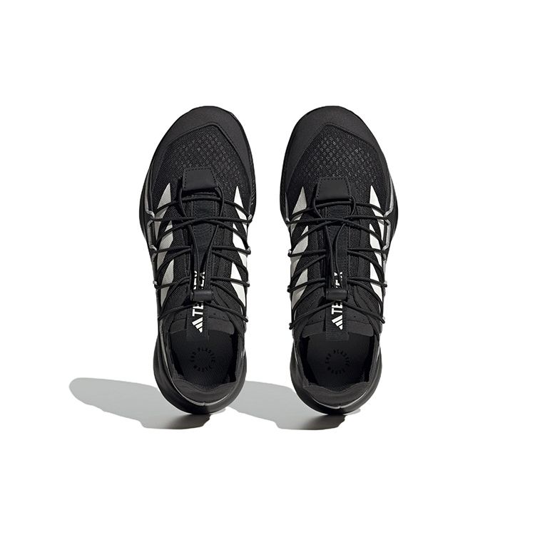 Adidas Voyager 21 Fabric Slip-Resistant Durable Lightweight Low-Top Outdoor Functional Shoes Unisex Shoes Black HP8612