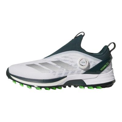 Adizero Zg Wygodne Wszechstronne Wytrzymałe Niskie Buty Golfowe Męskie Trampki Białe Zielone JI4162