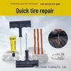 Elektrisches Auto- & Motorrad-Reifenreparaturset - Streifen & Kleber für den Notfalleinsatz