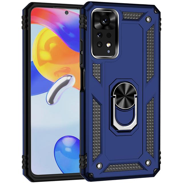 Custodia Armatura Anello da Dito Rigido e Resistente Per Redmi Note11 Note 11 Pro 5g 11s Note 10 10s 10c Anti-Urto Copertura Borsa per Telefono Cellulare