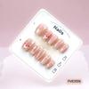 Cat's Eye Model, Beautiful Temperament, Little Fairy, Royal Sister Style Nail Art, High-end Niche 10 Pieces, Sub-size Wearing Nail