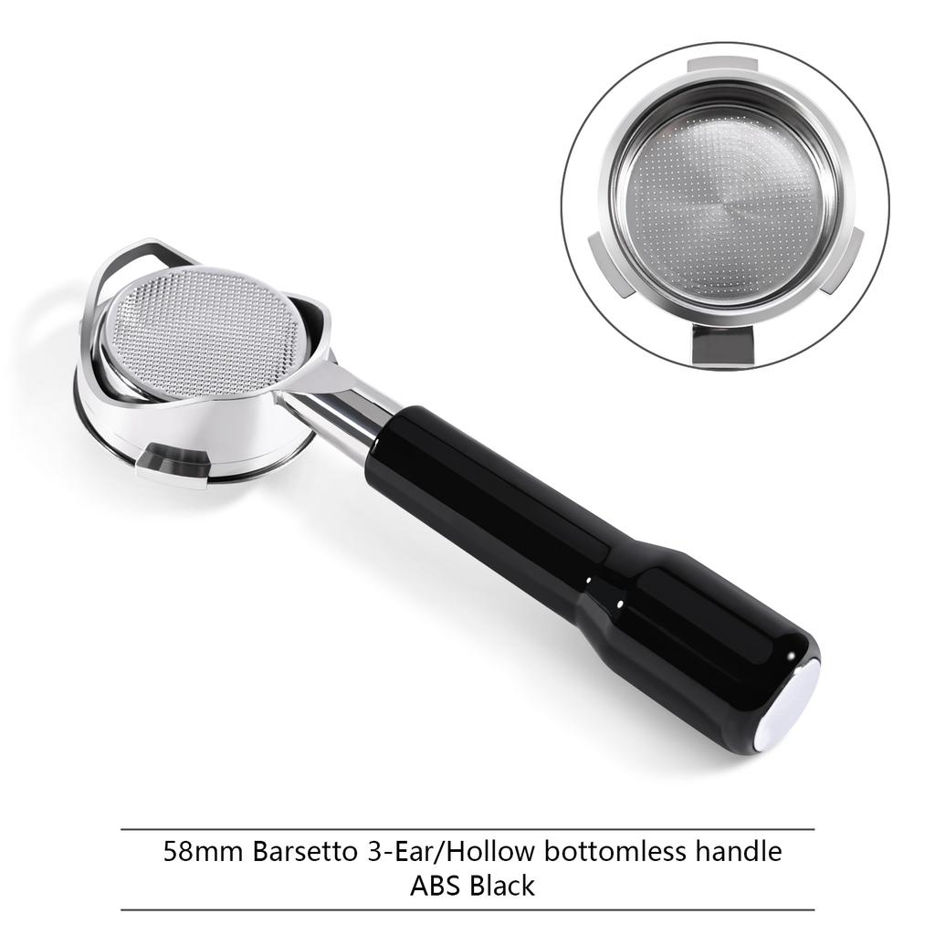 58mm 3Ear For Hibrew H7 H7a H10a Espresso Bottomless Portafilter Breville Barista Max/Signature Hollow Naked Coffee Handle Tool