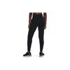 Under Armour Solid Color Breathable Mid-Rise Knitted Sports Pants Women Bottoms Black 1375077-001