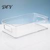 Waterproof Desk Drawer Desktop Storage Box, Clear PET Drawers Organizer, Stackable Space Plastic Saving Case, for Office Stationery And Makeup