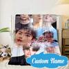 Custom Name K-pop Stars Friends Blanket bed sofa Blanket Flannel Blanket for Camping, Hiking, Picnic Essentials,gift for Fan family