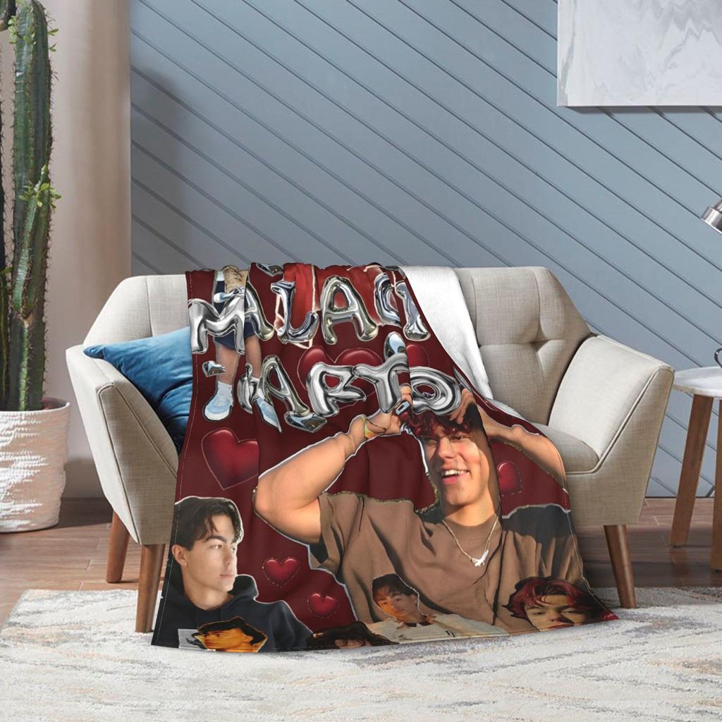 Malachi Barton Blanket Super Soft Warm Throw Blankets for Sofa 50x60 Inch Multiple Sizes Bedding Throws