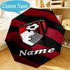 Custom Name Umbrella AFC Football Crest Umbrella 8-Frame for Travel, Camping, Casual Lightweight Portable, Essential for Family Gifts