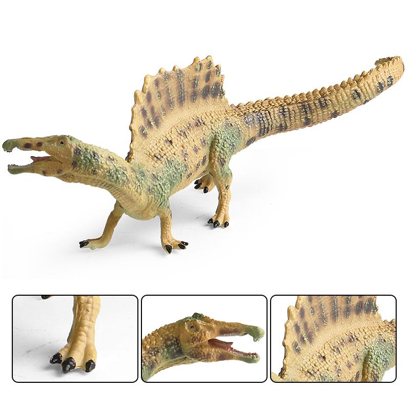 Oenux Jurassic Dinosaurus Indominus Rex Mosasaurus Saichania Dilophosauridae Spinosaurus Modell Actionfigurer Samling Leke for Barn
