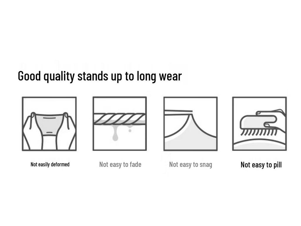 JEANSWEST Men's Loose Straight Wide-Leg Denim Jeans