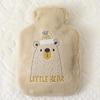 Cartone Animato Peluche Coniglio Orso Borsa Acqua Calda Riempimento Acqua Velluto Piccolo Portatile Studente Scaldamani Carino Borsa Acqua Calda