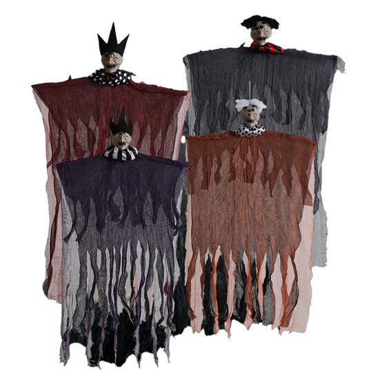Halloweenská závěsná dekorace ducha Strašidelný létající duch lebky pro rekvizitu strašidelného domu Vnitřní Venkovní Veranda Dvůr Dekorace na strom