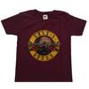 Guns N Roses Official Classic Logo Men's Women's Adult Kids Maroon T-shirt