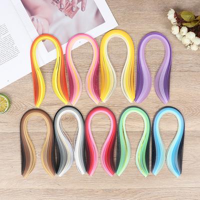 100 Pièces/Ensemble Bandes de Quilling en Papier Ensemble 3 mm 39 cm Papier Pour Artisanat Bricolage Outil de Quilling