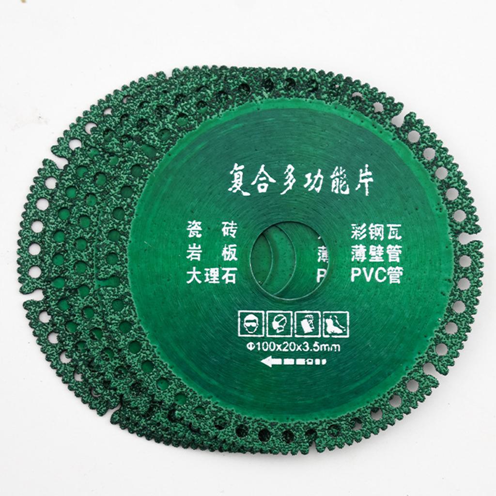 1pc 100mm Diamond Saw Blade For Angle Grinder Diamond Disc For Cutting Ceramics Porcelain Tiles Diamond Cutting