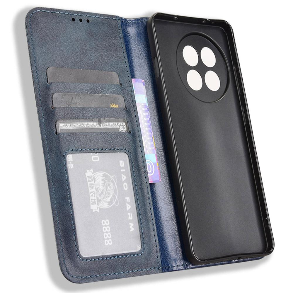 Leather Case for OnePlus 13R 5G/Ace 5 5G/Ace 5 Pro 5G Wallet Stand Retro Texture Phone Cover