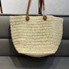 Womens Woven Straw Bag Large Capacity Shoulder Beach Vacation Casual Daily Use